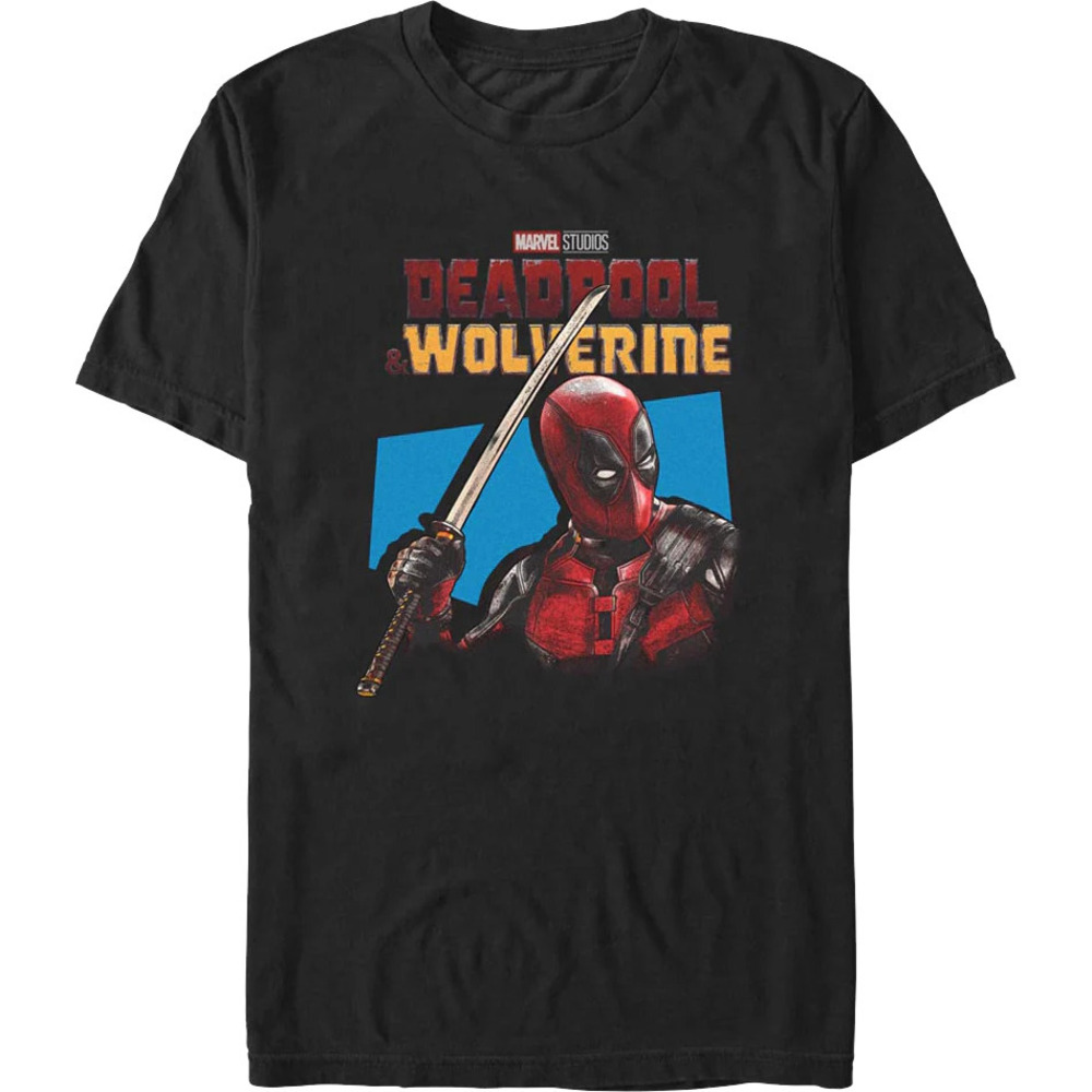 Merc With A Katana Deadpool Wolverine Marvel Comics Tshirt